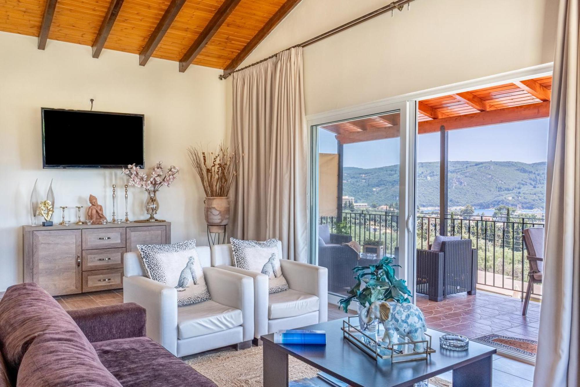Angela Panorama Villa ปาเลโอกัสไตรซา ภายนอก รูปภาพ